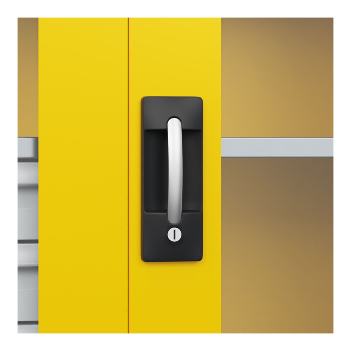 C+P Armoire lourde Acurado Pro 1950 x 1000 x 500 mm RAL 1023