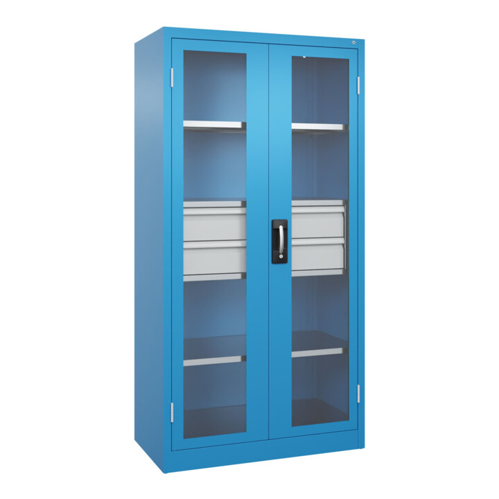 C+P Armoire lourde Acurado Pro 1950 x 1000 x 500 mm RAL 5012