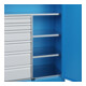 C+P Armoire lourde Acurado Pro 1950 x 1000 x 500 mm RAL 5012