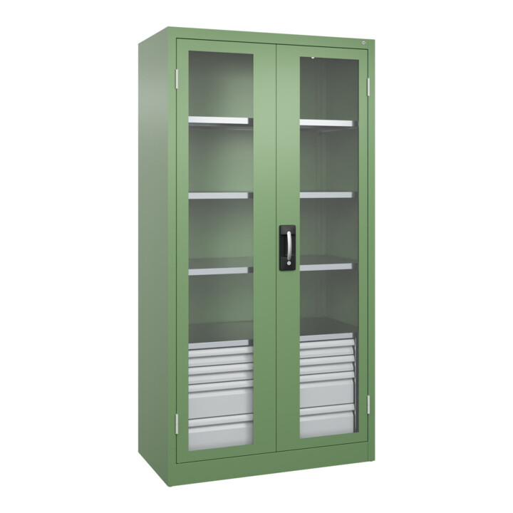 C+P Armoire lourde Acurado Pro 1950 x 1000 x 500 mm RAL 6011