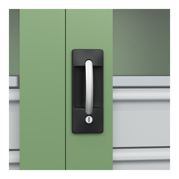 C+P Armoire lourde Acurado Pro 1950 x 1000 x 500 mm RAL 6011