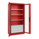 C+P Armoire lourde Acurado Pro 1950 x 1000 x 500 mm rouge