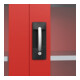 C+P Armoire lourde Acurado Pro 1950 x 1000 x 500 mm rouge