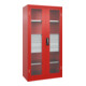 C+P Armoire lourde Acurado Pro 1950 x 1000 x 500 mm rouge