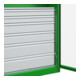 C+P Armoire lourde Acurado Pro 1950 x 1000 x 500 mm verte