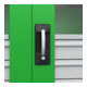 C+P Armoire lourde Acurado Pro 1950 x 1000 x 500 mm verte