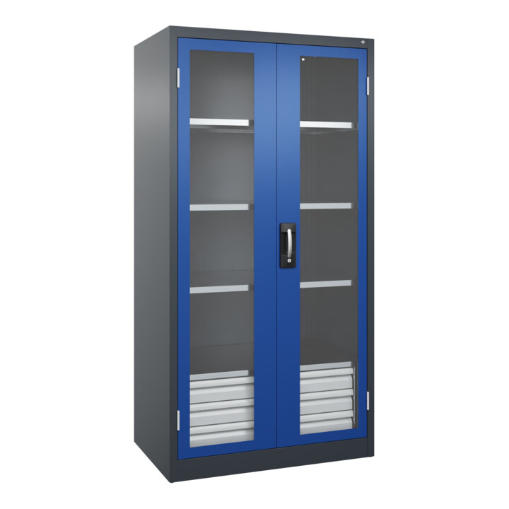 C+P Armoire lourde Acurado Pro 1950 x 1000 x 600 mm 7016/5010