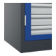 C+P Armoire lourde Acurado Pro 1950 x 1000 x 600 mm 7016/5010