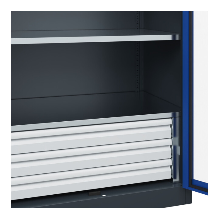 C+P Armoire lourde Acurado Pro 1950 x 1000 x 600 mm 7016/5010