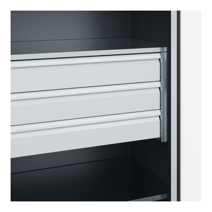 C+P Armoire lourde Acurado Pro 1950 x 1000 x 600 mm 7016/7035