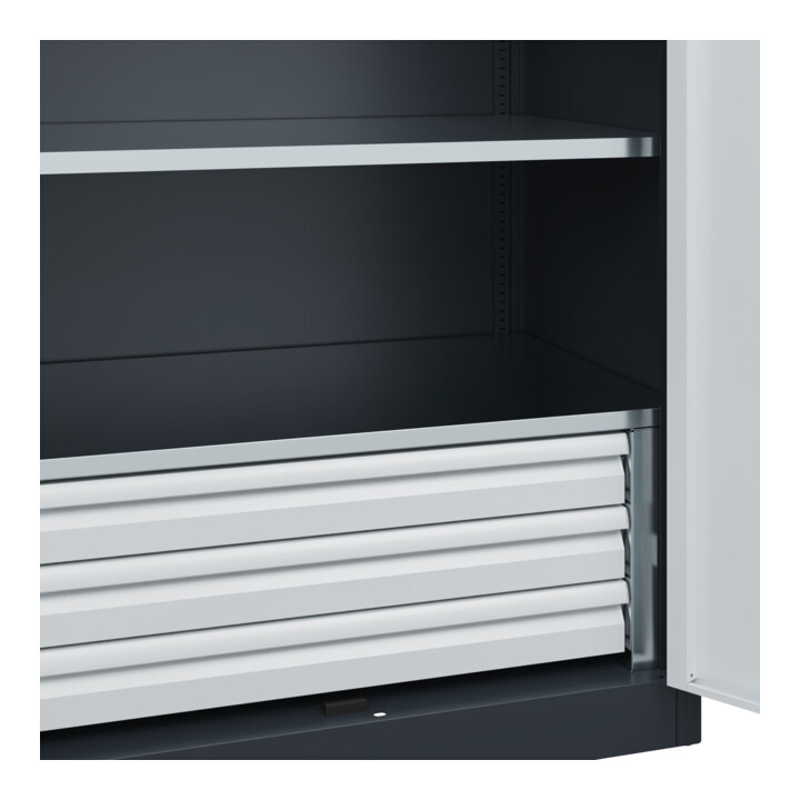C+P Armoire lourde Acurado Pro 1950 x 1000 x 600 mm 7016/7035