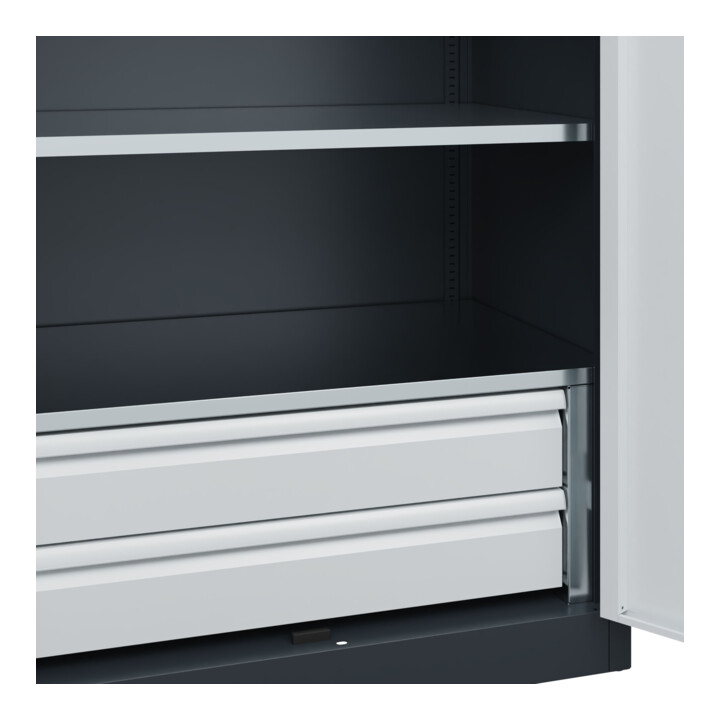 C+P Armoire lourde Acurado Pro 1950 x 1000 x 600 mm 7016/7035
