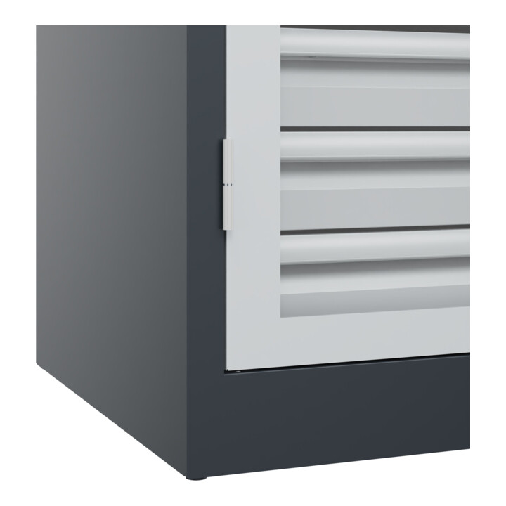 C+P Armoire lourde Acurado Pro 1950 × 1000 × 600 mm 7016/7035