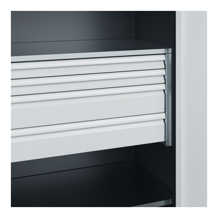 C+P Armoire lourde Acurado Pro 1950 x 1000 x 600 mm 7016/7035
