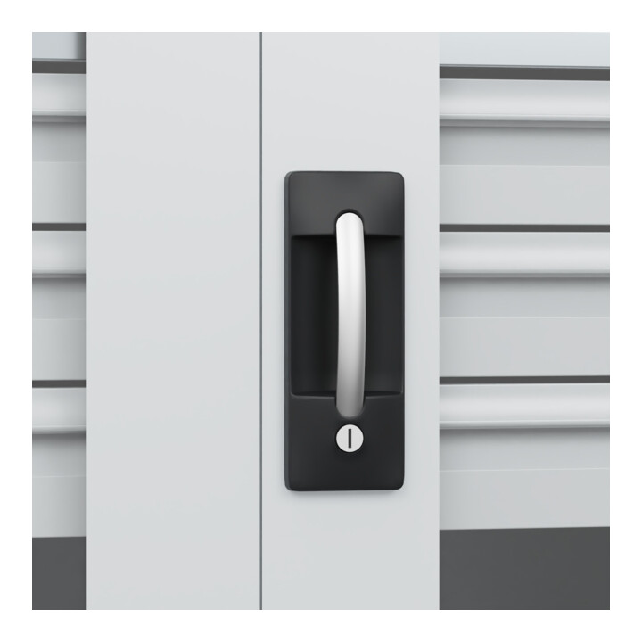 C+P Armoire lourde Acurado Pro 1950 x 1000 x 600 mm 7016/7035
