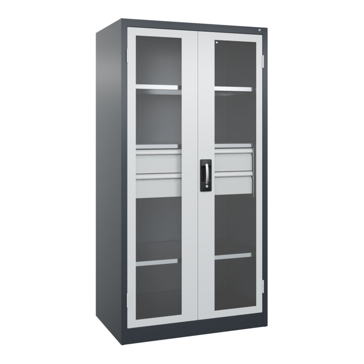 C+P Armoire lourde Acurado Pro 1950 x 1000 x 600 mm 7016/7035