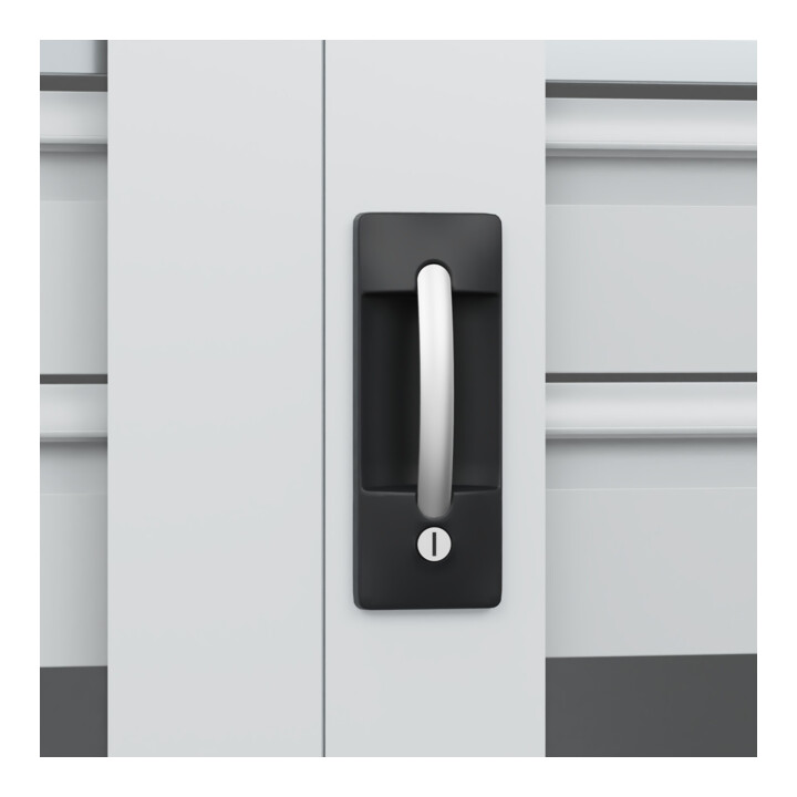 C+P Armoire lourde Acurado Pro 1950 x 1000 x 600 mm 7016/7035