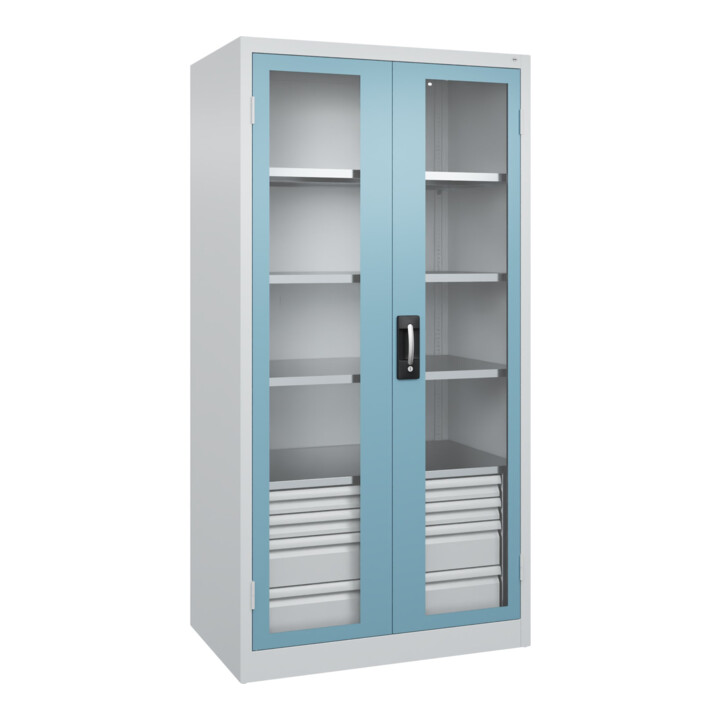 C+P Armoire lourde Acurado Pro 1950 x 1000 x 600 mm 7035/0010
