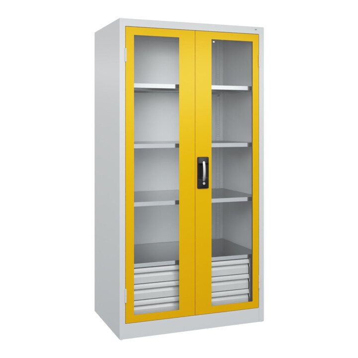 C+P Armoire lourde Acurado Pro 1950 x 1000 x 600 mm 7035/1004