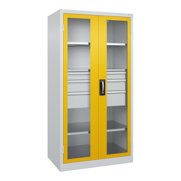 C+P Armoire lourde Acurado Pro 1950 x 1000 x 600 mm 7035/1004