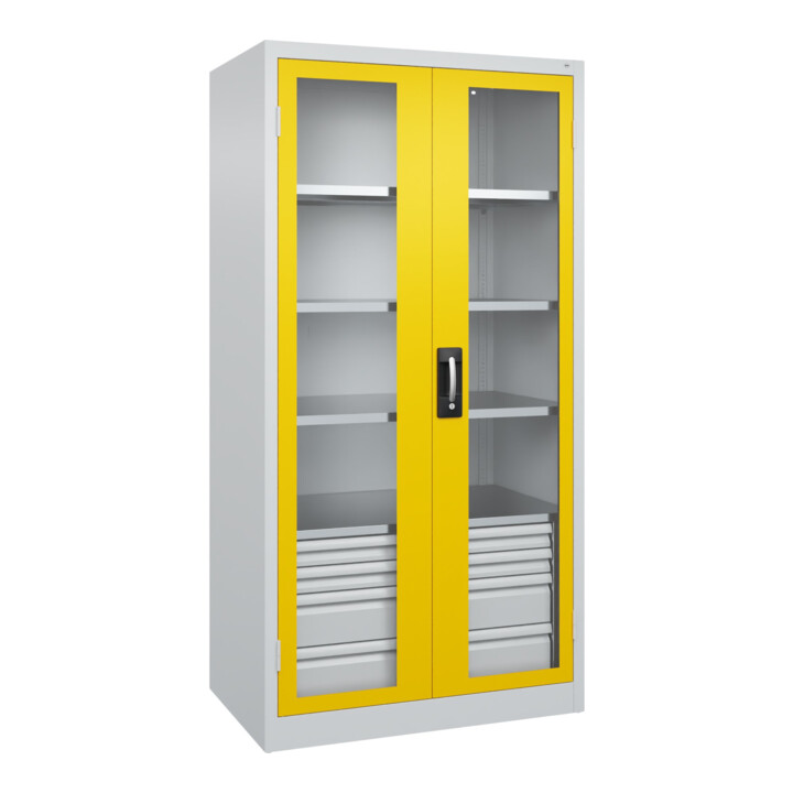 C+P Armoire lourde Acurado Pro 1950 x 1000 x 600 mm 7035/1023
