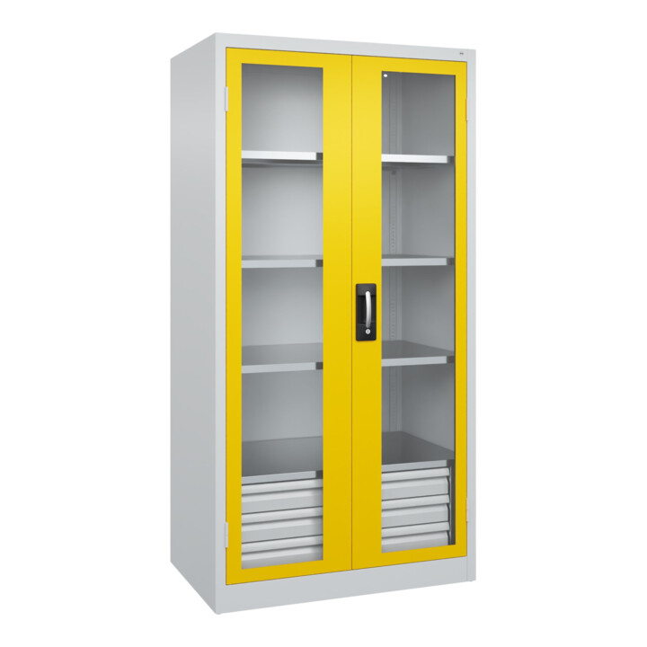 C+P Armoire lourde Acurado Pro 1950 x 1000 x 600 mm 7035/1023