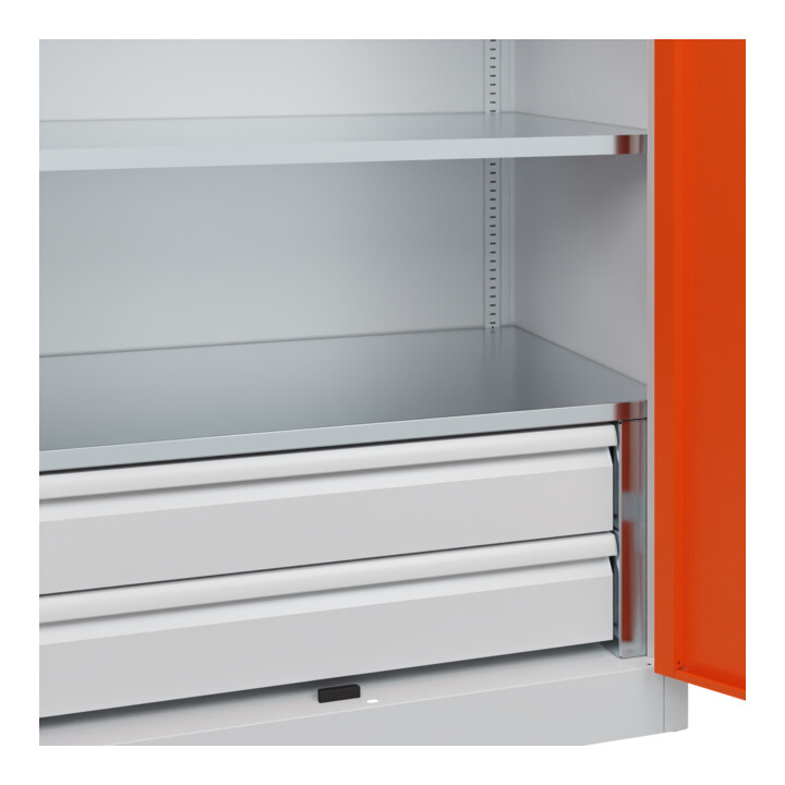 C+P Armoire lourde Acurado Pro 1950 x 1000 x 600 mm 7035/2004