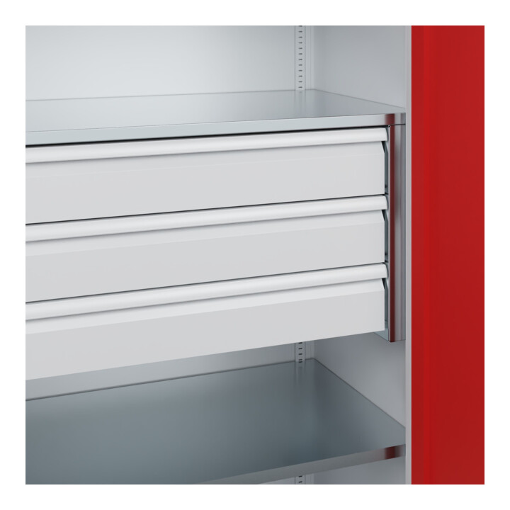 C+P Armoire lourde Acurado Pro 1950 x 1000 x 600 mm 7035/3000