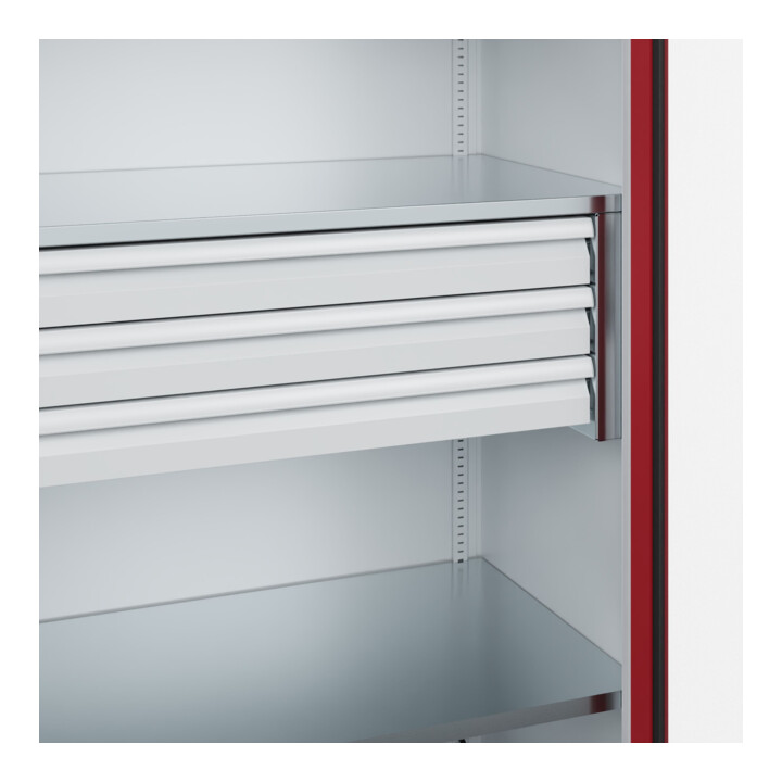 C+P Armoire lourde Acurado Pro 1950 x 1000 x 600 mm 7035/3003