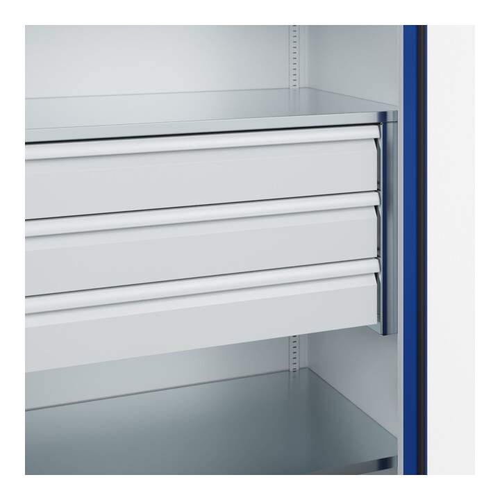 C+P Armoire lourde Acurado Pro 1950 x 1000 x 600 mm 7035/5010