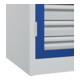 C+P Armoire lourde Acurado Pro 1950 × 1000 × 600 mm 7035/5010