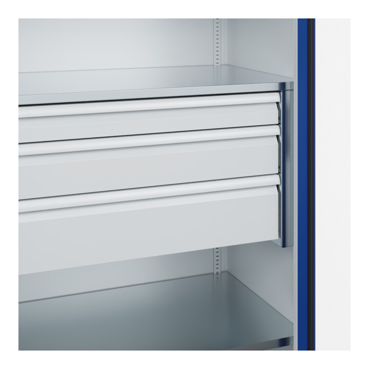 C+P Armoire lourde Acurado Pro 1950 x 1000 x 600 mm 7035/5010