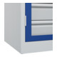 C+P Armoire lourde Acurado Pro 1950 × 1000 × 600 mm 7035/5010