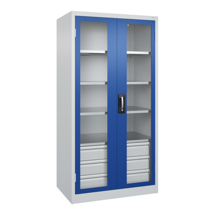 C+P Armoire lourde Acurado Pro 1950 × 1000 × 600 mm 7035/5010