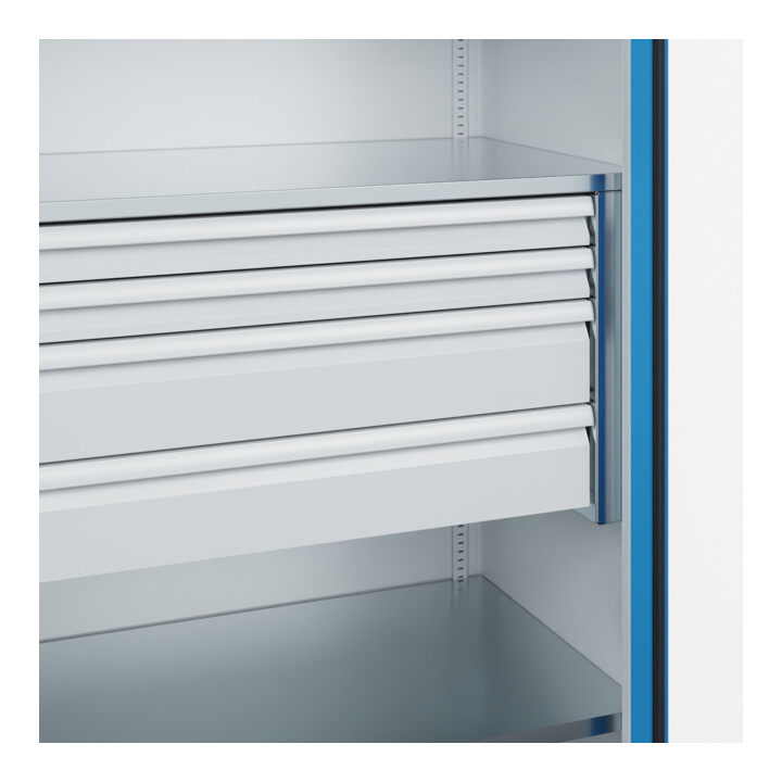 C+P Armoire lourde Acurado Pro 1950 x 1000 x 600 mm 7035/5012