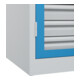C+P Armoire lourde Acurado Pro 1950 x 1000 x 600 mm 7035/5012