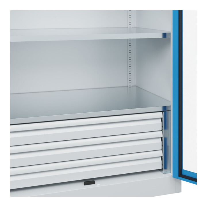 C+P Armoire lourde Acurado Pro 1950 x 1000 x 600 mm 7035/5012