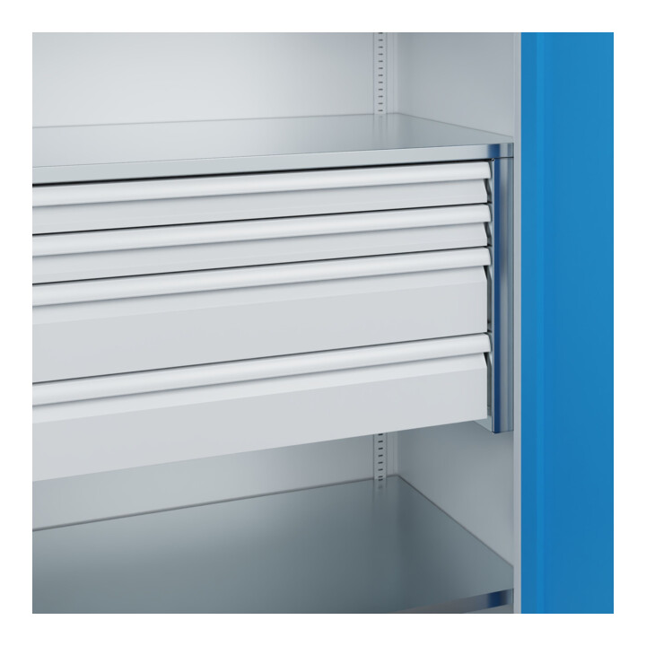 C+P Armoire lourde Acurado Pro 1950 x 1000 x 600 mm 7035/5012