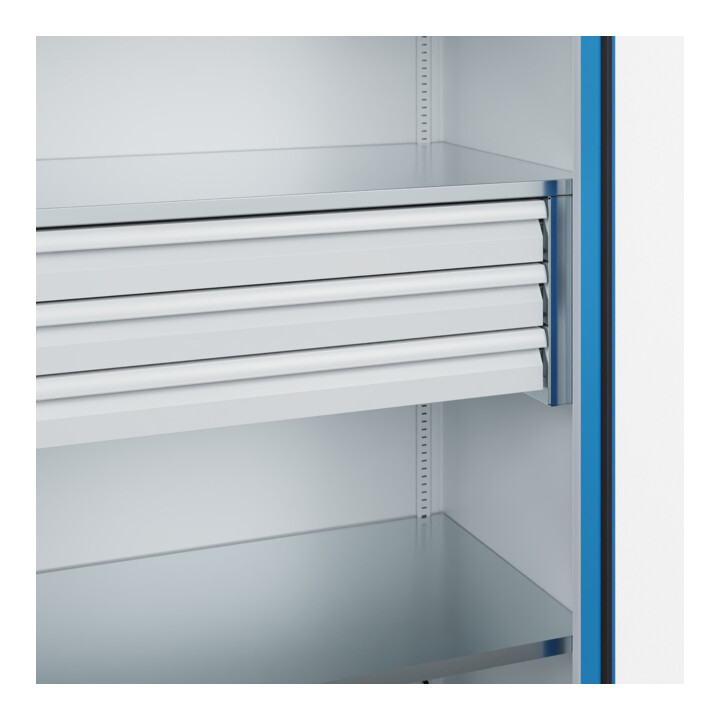 C+P Armoire lourde Acurado Pro 1950 x 1000 x 600 mm 7035/5012