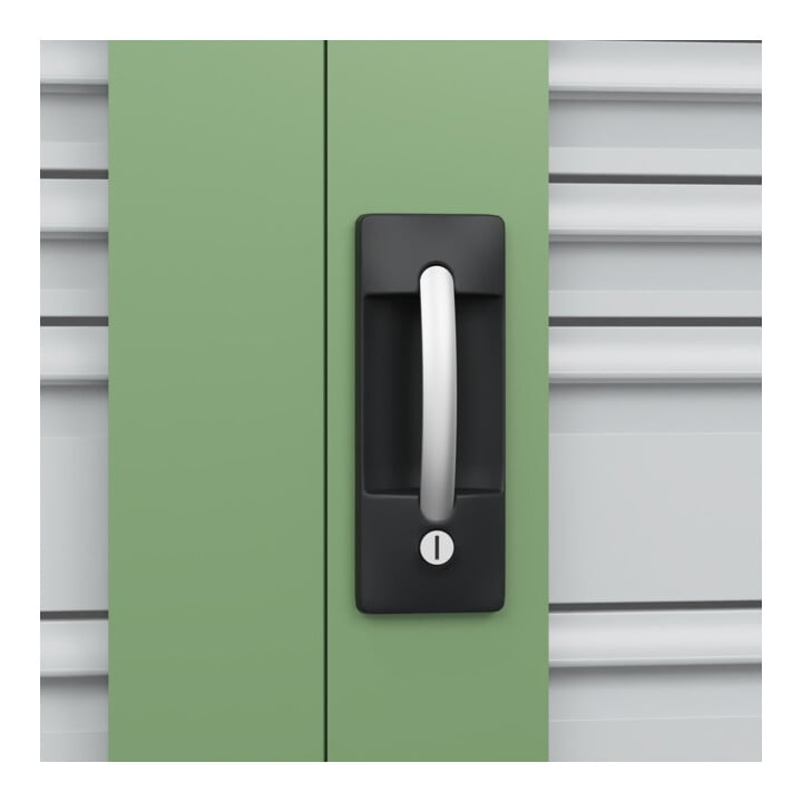 C+P Armoire lourde Acurado Pro 1950 x 1000 x 600 mm 7035/6011