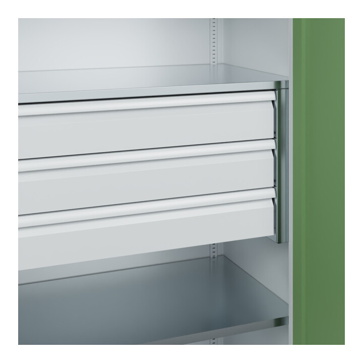 C+P Armoire lourde Acurado Pro 1950 x 1000 x 600 mm 7035/6011