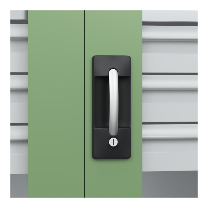 C+P Armoire lourde Acurado Pro 1950 x 1000 x 600 mm 7035/6011