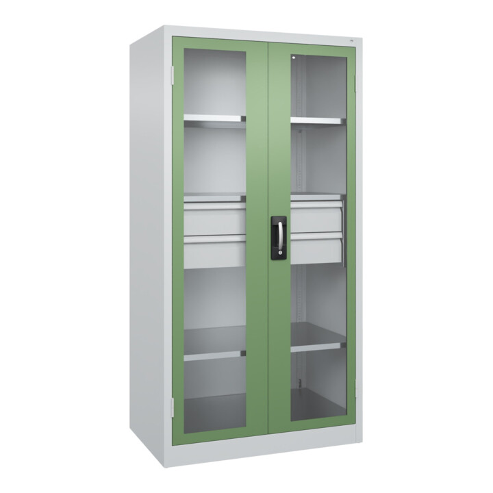 C+P Armoire lourde Acurado Pro 1950 x 1000 x 600 mm 7035/6011