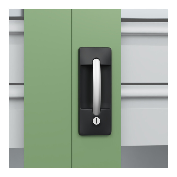 C+P Armoire lourde Acurado Pro 1950 x 1000 x 600 mm 7035/6011