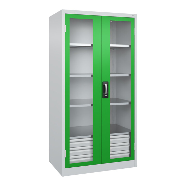 C+P Armoire lourde Acurado Pro 1950 x 1000 x 600 mm 7035/6037