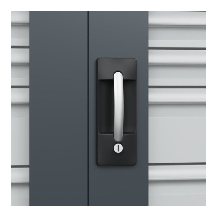 C+P Armoire lourde Acurado Pro 1950 x 1000 x 600 mm 7035/7016