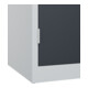 C+P Armoire lourde Acurado Pro 1950 x 1000 x 600 mm 7035/7016