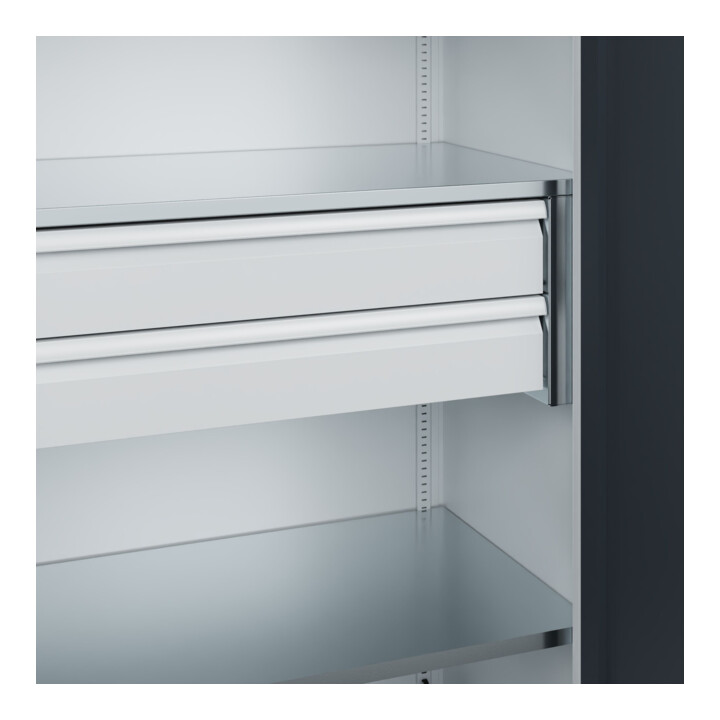C+P Armoire lourde Acurado Pro 1950 x 1000 x 600 mm 7035/7016