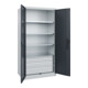 C+P Armoire lourde Acurado Pro 1950 x 1000 x 600 mm 7035/7016