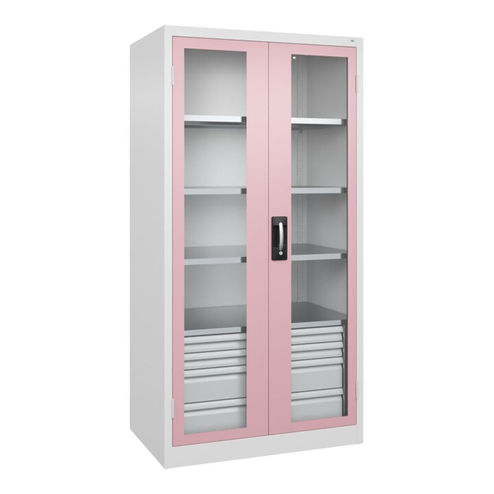 C+P Armoire lourde Acurado Pro 1950 x 1000 x 600 mm 9016/3015